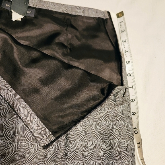 Banana Republic Brown Geometric Pencil Skirt - Size 2 - Picture 11 of 12